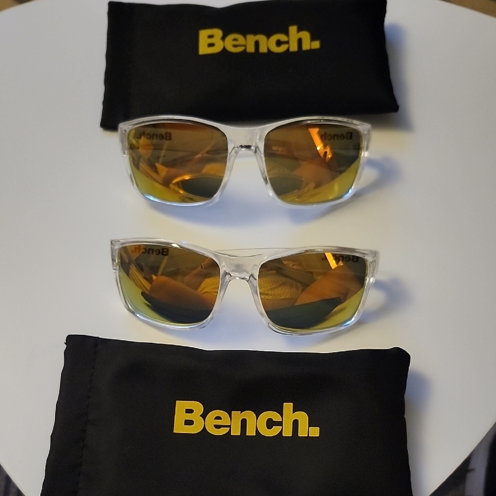 Bench Clear and Gold Sunglasses
